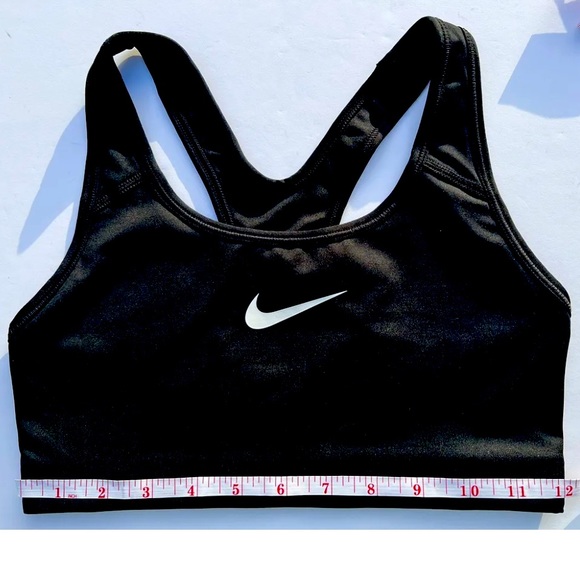 NEW NIKE Women's Swoosh S Support Sports NON-Padded Bra Black - Picture 1 of 5